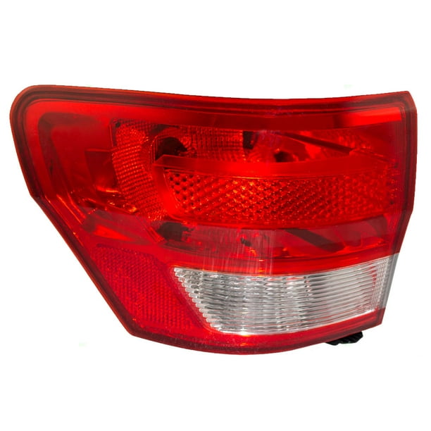 Tail Light Taillamp Left Outer Driver Side LH For 11-13 Jeep Grand Cherokee